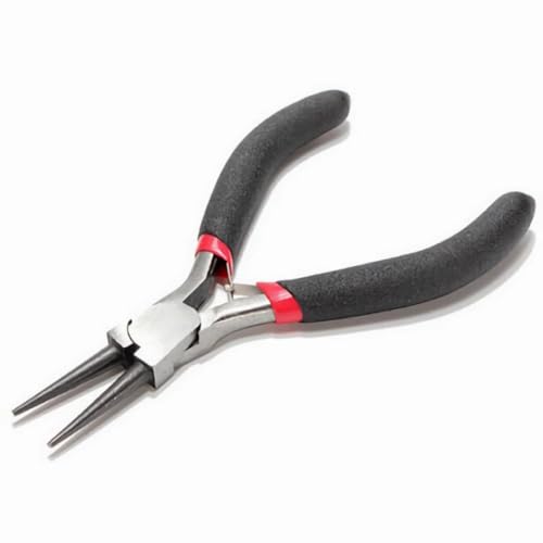 Professional Jewelry Pliers Set 5-Piece Mini Pliers Kit for Wire Wrapping DIY Crafts Ergonomic Jewelry Making Tools with Nylon Jaw Precision Crafting Supplies for Beginners & Experts