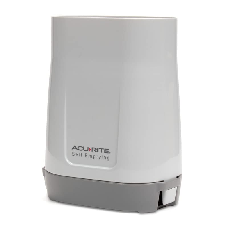 AcuRite (02446M) Self-Emptying Wireless Rain Gauge with Indoor Display - color: Vertical Display, size: Vertical Display