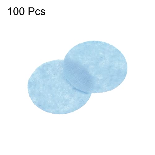 HARFINGTON 100pcs Round Felt Circles, 30mm 1-1/4" Pre Cut Felt Craft Pads Non-Woven Mini Felt Fabric Circles for DIY Sewing Handcraft Cut Projects Craft Finishing, Blue - color: Blue, size: 30mm