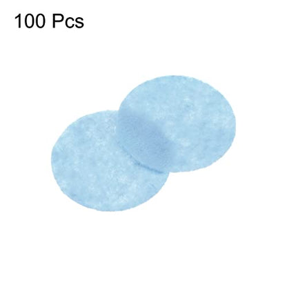 HARFINGTON 100pcs Round Felt Circles, 30mm 1-1/4" Pre Cut Felt Craft Pads Non-Woven Mini Felt Fabric Circles for DIY Sewing Handcraft Cut Projects Craft Finishing, Blue - color: Blue, size: 30mm