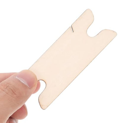 Gogogmee 10 Pcs Wood Weaving Shuttle Sticks Small Weaving Shuttles for Scarf Tapestry Loom Tools & Accessories for DIY Handmade Craft Projects