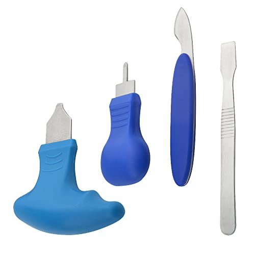 4Pack Model Separator Model Part Opener Basic Tool Set for Building Splitting Car Model Airplane Model (Blue) - color: Blue