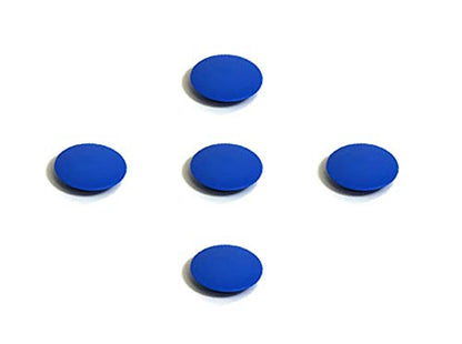 High Powered Magnets for Glass Dry-Erase Boards, Set of 5 Blue - color: Blue