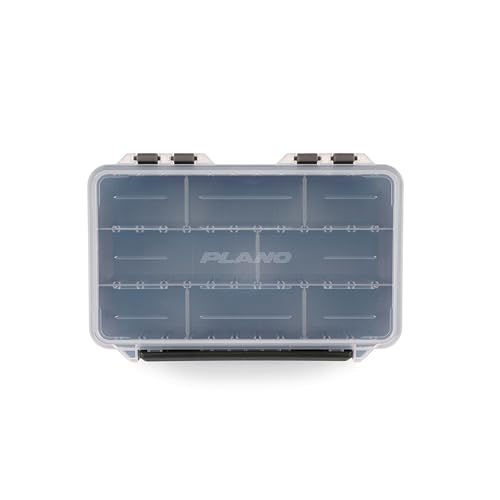 Plano StowAway 3600 Deep Stow Tackle Box with Corrosion-Preventive Rustricor, Single Latch Design, Transparent DuraView Lid, Stackable Storage for Fishing Bait, Lures and Gear - size: 3600 Deep, style: New Model