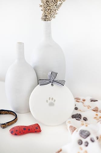 Pearhead Pet Paw Print Keepsake Ornament Kit, No-Bake Clay Kit - color: Clay Pawprint Kit, 3 Ribbons, size: 1-Pack