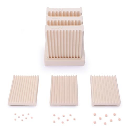 Mini Polymer Clay Bead Maker（3.5&4&4.5mm）, Clay Beads Roller Bead Shaping Tool Clay Molds for Jewelry Making DIY Bracelet Necklace Craft - color: 3.5-4.5mm