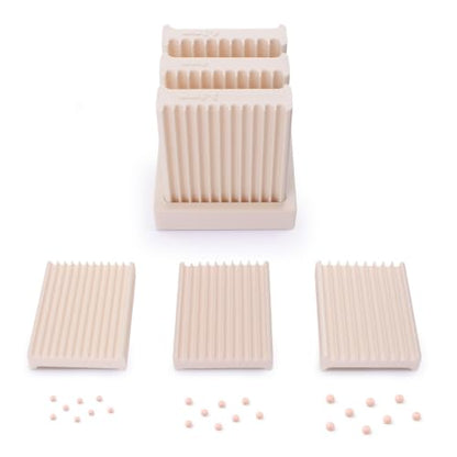 Mini Polymer Clay Bead Maker（3.5&4&4.5mm）, Clay Beads Roller Bead Shaping Tool Clay Molds for Jewelry Making DIY Bracelet Necklace Craft - color: 3.5-4.5mm