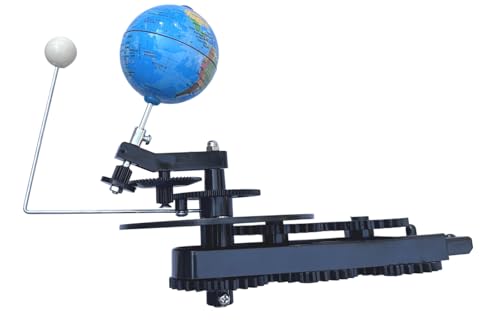 English Solar System Sun Earth Moon Orbital Model, Educational Planetarium Project Kit for Science Astronomy Teaching, Earth Moon Sun Rotation Model for Kids