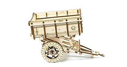 WOODEN.CITY Wooden 3D Puzzle Trailer, 119 Pieces, Engineered Wood, DIY Model Kit for Adults - color: 4x4 Offroad