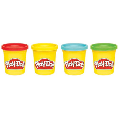 Play-Doh 4 Classic Colors, Set of Modeling Compound 3 oz x4, Manual Activity and Artistic Creations, Play-Doh Creative Kits for Kids