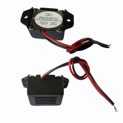 Mini Buzzers with Leads 12V 400Hz Morse Code Mechanical Electronic Components,Electronic Buzzer 5Pcs