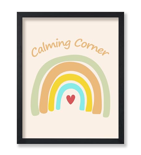Poster Master Calming Corner Poster - Calming Corner Sign Print - Emotion Art - Feelings Art - Gift for Boys, Girls & Parents - Chic Decor for Nursery, Classroom or Playroom - 8x10 UNFRAMED Wall Art - color: Style-04, size: 8"L x 10"W