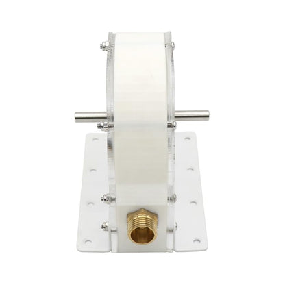 VIGAN 1PCS Multifunction High Efficiency Pelton Water Turbine Impact Water Wheel Bucket Wheel DIY Hydroelectric Generator