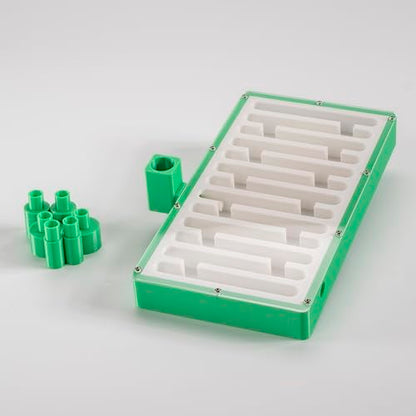 Ant nest for observing The Behavior of Ants, The nest is Equipped with ant Feeding System and 3 Openings of 10mm in Diameter, The nest is Equipped with Three Sizes of 10mm, 15mm and 20mm connectors.