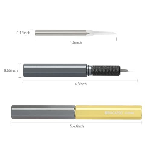 Model Scriber, Line Scriber with Tungsten Steel Blades, Model Scribing Tool for Modeling Hobby, RG Scale Model, Gundam Model Kit, Plastic Models, Resin GK Carved Engraved Lines (0.15MM) - size: 0.15MM