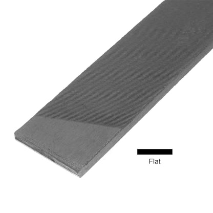 HARFINGTON Farmers Own Files 12 Inch High Carbon Steel Single Cut Flat Hand Rasp File for Deburring and Removing Material - size: 12 Inch