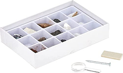 STEM Toy Mineral Science Kit Geology Rock Specimen for Young Geologists - style: Toy Mineral Science Kit