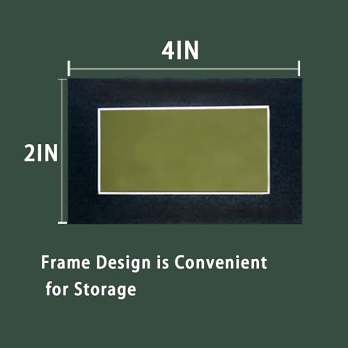 2 x 4 Inch Magnetic Field Viewing Film, Magnetic Field Viewer, Magnetic Flux Display, Magnet Pattern Detector, Scientific Project Teaching, Automatic and Reusable Recovery - size: 2" x 4"