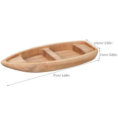 Toyvian Wooden Sailboat Model Kit, Unfinished Wood Boat for DIY Crafts