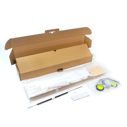 Balsa Wood Airplane Kits T05 Vogee-08 Training Plane, 32" Wingspan Laser Cut Unassembled Flying Model Aircraft to Build, DIY RC Airplane Kit for Adults (KIT Only) - color: Kit Only