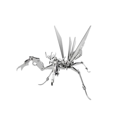 FILASLFT 3D Metal Puzzles for Adults,Mechanical Mantis 3D Puzzles - color: A3-spider King-silvery