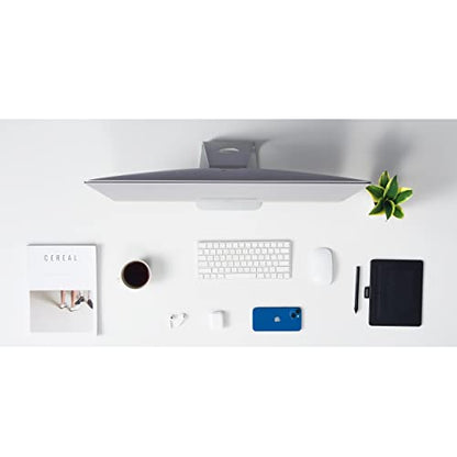 Kaboon White Table Top 23.62" D x 59.1" W, Solid One-Piece Desktop, Universal Wood Countertop, Reversible Laminate Top, Double Desks, L-Desk DIY, for Home and Commercial - color: White, size: 60x24