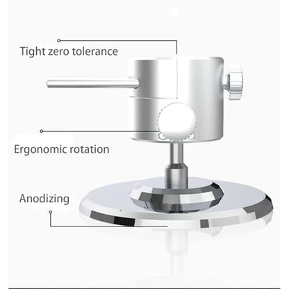 2.5 Inch Mini Vise with 360 Degree Swivel Base Aluminum Alloy Tabletop Vise for Jewelry Watch & DIY