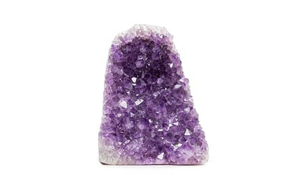 1.5 to 2 Lb Amethyst Crystal Geode From Uruguay – 4" to 6" Height, Natural Large Amethyst Cluster Rock – Crystals and Healing Stones by Samsari - style: 1.5 lb to 2 lb