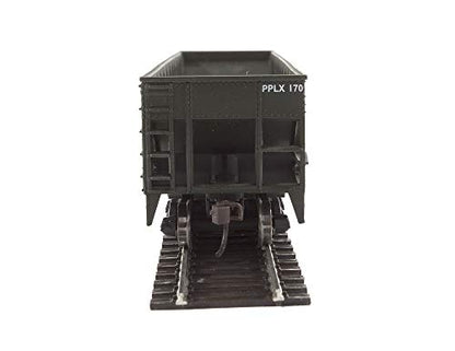 Walthers Trainline Offset Quad Hopper-Ready to Run-Pennsylvania Power & Light PPLX #170 931-1659 HO Scale Model Railroad - Freight Model - style: Pennsylvania Power & Light PPLX #170