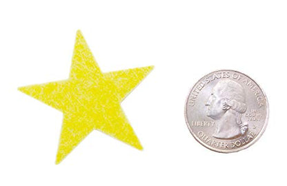 Playfully Ever After 1.5 inch Stiff Felt Stars 88pc (Yellow) - color: Yellow