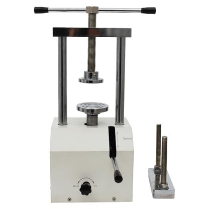 Hydraulic Dental Press Machine for Lab and Clinic - 2T / 4,000 lbs Manual Oil Press for Denture Flask, Portable Bench Top Compressor with Simple Manual Operation, 3.1" Lifting Height