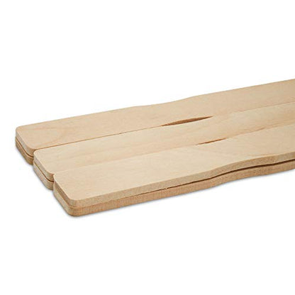 9 Inch Paint Sticks, Box of 250 Hardwood Paint Stirrers, Wood Mixing Paddles for Epoxy or Resin, Garden or Library Markers by Woodpeckers - size: 9 inch