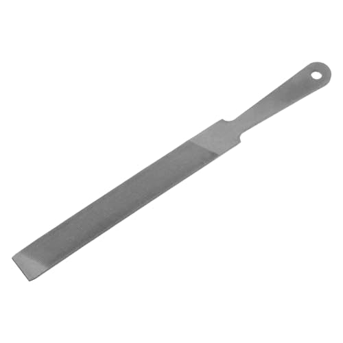 HARFINGTON Farmers Own Files 6 Inch High Carbon Steel Single Cut Flat Hand Rasp File for Deburring and Removing Material - size: 6 Inch