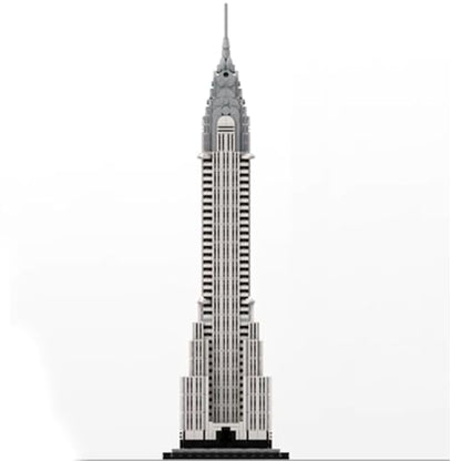 1:800 New York Chry - Building Blocks,1207 PCS MOC Model for Adults - color: Chry City