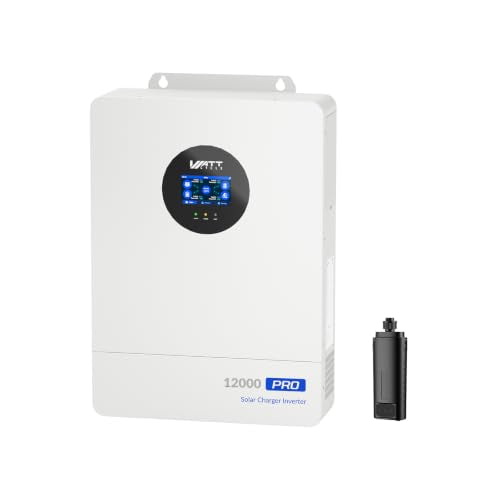 WattCycle 48V 12kW Hybrid Inverter, 120/240V Split Phase Solar Charger - size: 48V 12kW All-in-one Hybrid Inverter