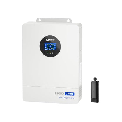 WattCycle 48V 12kW Hybrid Inverter, 120/240V Split Phase Solar Charger - size: 48V 12kW All-in-one Hybrid Inverter