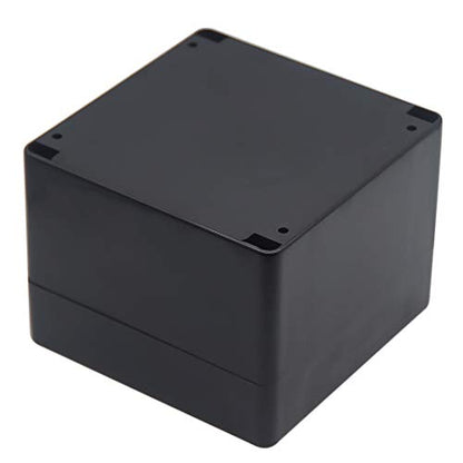 Junction Box, Zulkit Project Box IP65 Waterproof Outdoor Box ABS Plastic Electrical Boxes Electronic Enclosure Black 4.7 x 4.7 x 3.5 inch(120 x 120 x 90 mm)(Pack of 1) - size: 4.7" x 4.7" x 3.5"(Pack of 1)