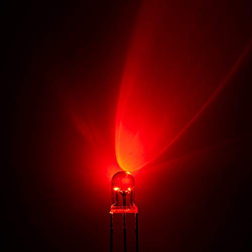 CHANZON 100 pcs 5mm Red & Green LED Diode Lights Common Anode - color: A) Red & Green (Ca) (100pcs)