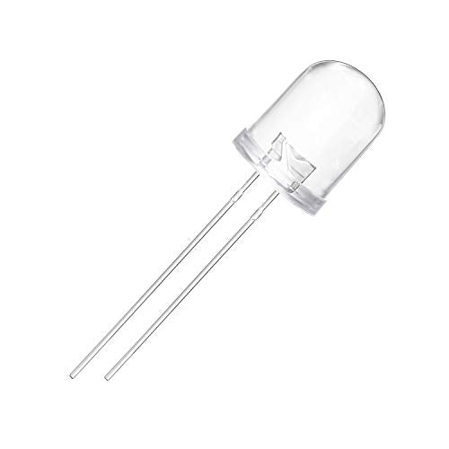 CHANZON 10 pcs 10mm Infrared Ray IR 850nm Emitter LED Diode Lights(DC 1.4V-1.6V 20mA)