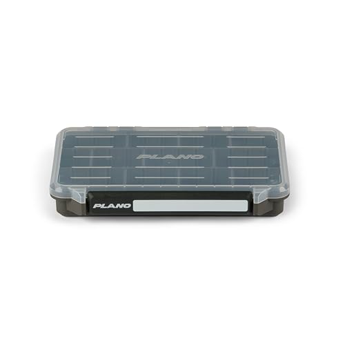 Plano StowAway 3600 Stow Tackle Box with Corrosion-Preventive Rustricor, Single Latch Design, Transparent DuraView Lid, Stackable Storage for Fishing Bait, Lures and Gear - size: 3600, style: New Model