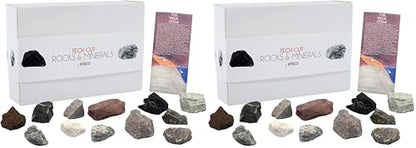 EISCO Rock Cycle Kit - 12 Pieces - Metamorphic, Igneous & Sedimentary Rocks - 1" Specimens - Geology Activity for Ages 8+ (Pack of 2) - size: 1 inch (Pack of 2)