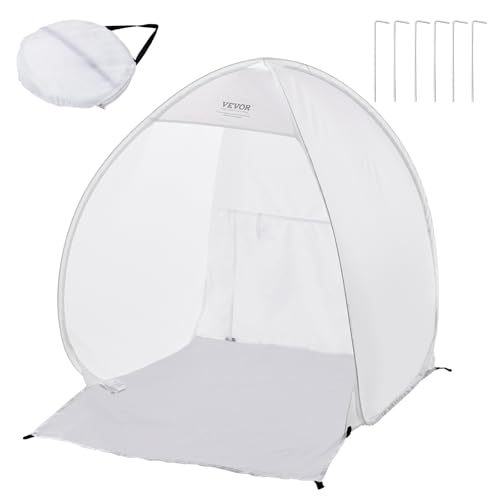 VEVOR Paint Booth Tent, 40 x 35 x 40 in Pop-Up Portable Spray Paint Tent with Built-in Floor, Exhaust Window and Storage Bag, Foldable Paint Booth for Furniture, DIY Hobby Tool Painting Station - size: L40*W35*H40inch