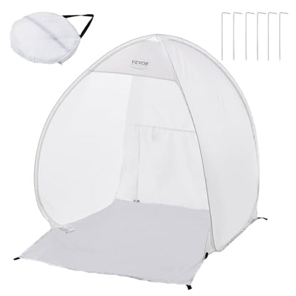 VEVOR Paint Booth Tent, 40 x 35 x 40 in Pop-Up Portable Spray Paint Tent with Built-in Floor, Exhaust Window and Storage Bag, Foldable Paint Booth for Furniture, DIY Hobby Tool Painting Station - size: L40*W35*H40inch