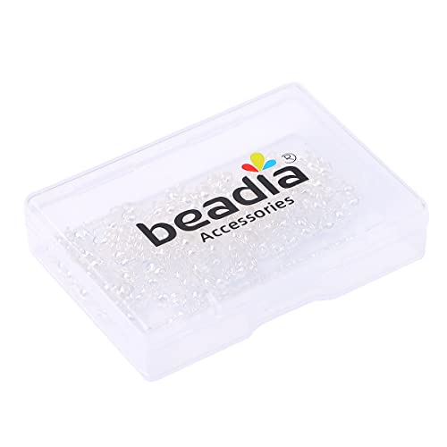 BEADIA Silver Plated End Caps Non Tarnish 3x6mm 200pcs for Jewelry Making Findings - color: End Caps Silver, size: 3x6mm