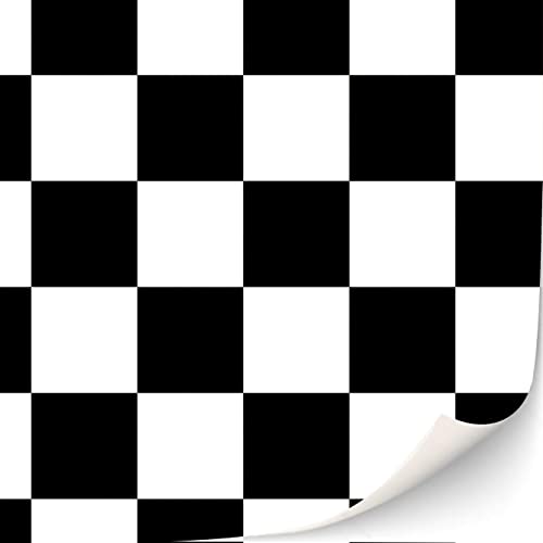 3 Sheets Self Adhesive Floor Tiles for Dollhouse 1:12 Scale (Checkerboard Pattern Normal) - style: Checkerboard Pattern Normal