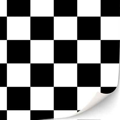 3 Sheets Self Adhesive Floor Tiles for Dollhouse 1:12 Scale (Checkerboard Pattern Normal) - style: Checkerboard Pattern Normal