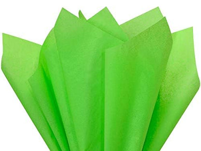 Groovy Green Tissue Paper Squares, Bulk 24 Sheets, Premium Gift Wrap and Art Supplies for Birthdays, Holidays, or Presents by Feronia packaging, Large 20 Inch x 26 Inch - color: GroovyGreen