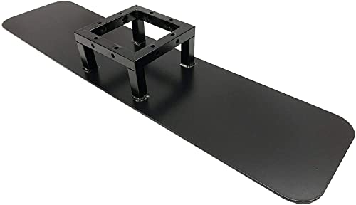 Black Square Metal Arch Truss 8 Ft. Width 7 ft. Height Portable DJ Lighting System Mobile Simple Bolt Connections