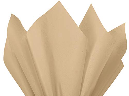 Parchment Tissue Paper Squares, Bulk 24 Sheets, Premium Gift Wrap and Art Supplies for Birthdays, Holidays, or Presents by Feronia packaging, Large 20 Inch x 26 Inch - color: Parchment