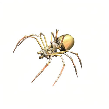 3D Metal Puzzles for Adults Teens-150+Pcs-Mechanical Spider Bee Insect Models-3 Hours to Build-Ideal for Birthday Gifts and Decorations (Mechanical Spider E) - style: Mechanical Spider E